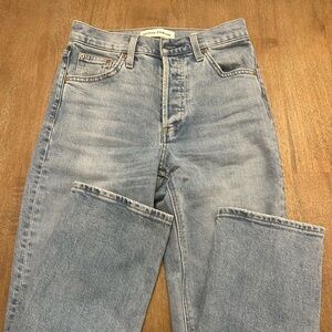 DENIM FORUM ARLO HIGH RISE STRAIGHT JEAN SIZE 25